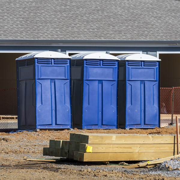 do you offer hand sanitizer dispensers inside the porta potties in Newbury